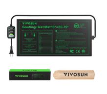 VIVOSUN Heat Mat výhřevná podložka s Dual Digital Display Thermostatem