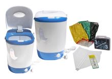 Secret Smoke pračka, sada - 3ks pytlů, teploměr a pyramidový pytel