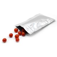 Zip bag, silver 125*150mm