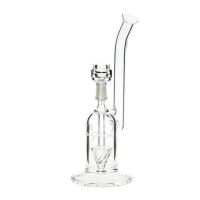 Skleněný bong Pure Glass 11" Arrow Perc Bubbler Male, 14mm, 1 ks