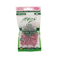 PURIZE® uhlíkové filtry - XTRA Slim Size, sáček 50 ks, růžová