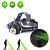 SunPro Green LED Headlamp - green headlamp
