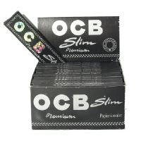 Papírky OCB Black SLIM, 32ks v balení, box 50ks