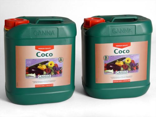 Canna Coco A+B sada 5l, růstové a květové hnojivo