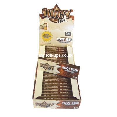 Juicy Jay´s ochucené papírky Root beer, box 24ks