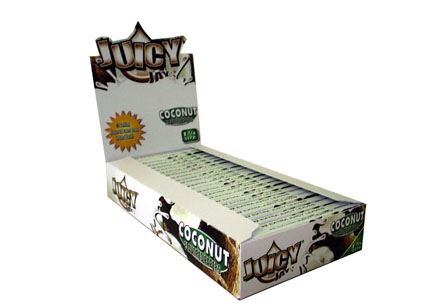 Juicy Jay´s ochucené papírky Coconut, box 24ks