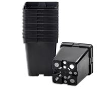 TEKU čtyřhranný květináč, 18x18x22cm, objem 5l