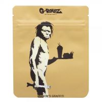 Zip sáček G-Rollz, Banksy&#39;s Graffiti &#39;Fast Food Caveman&#39;, 100x125 mm , 1 ks