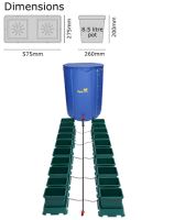 Autopot Easy2grow Kit with 20 pots, including 225L Flexitank